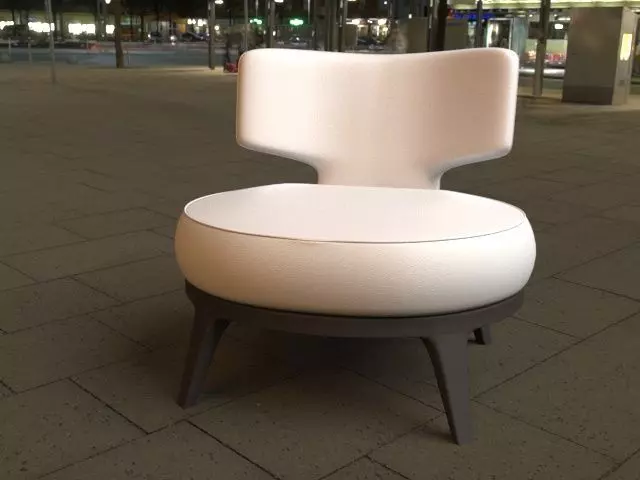 Drop by Flexform Mood 3D model_0