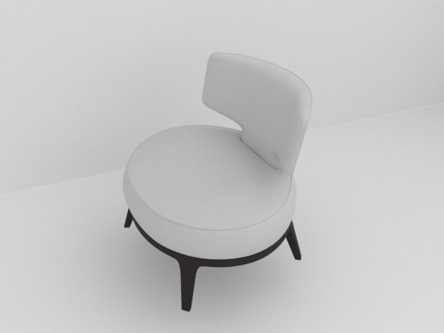 Drop by Flexform Mood 3D model_7