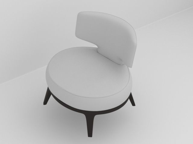 Drop by Flexform Mood 3D model_5