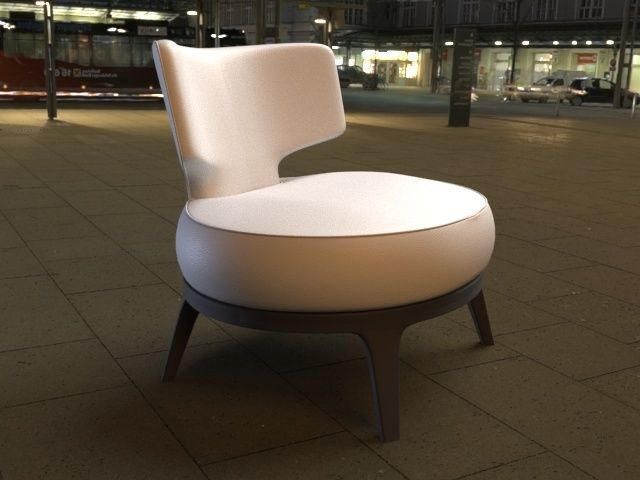 Drop by Flexform Mood 3D model_4