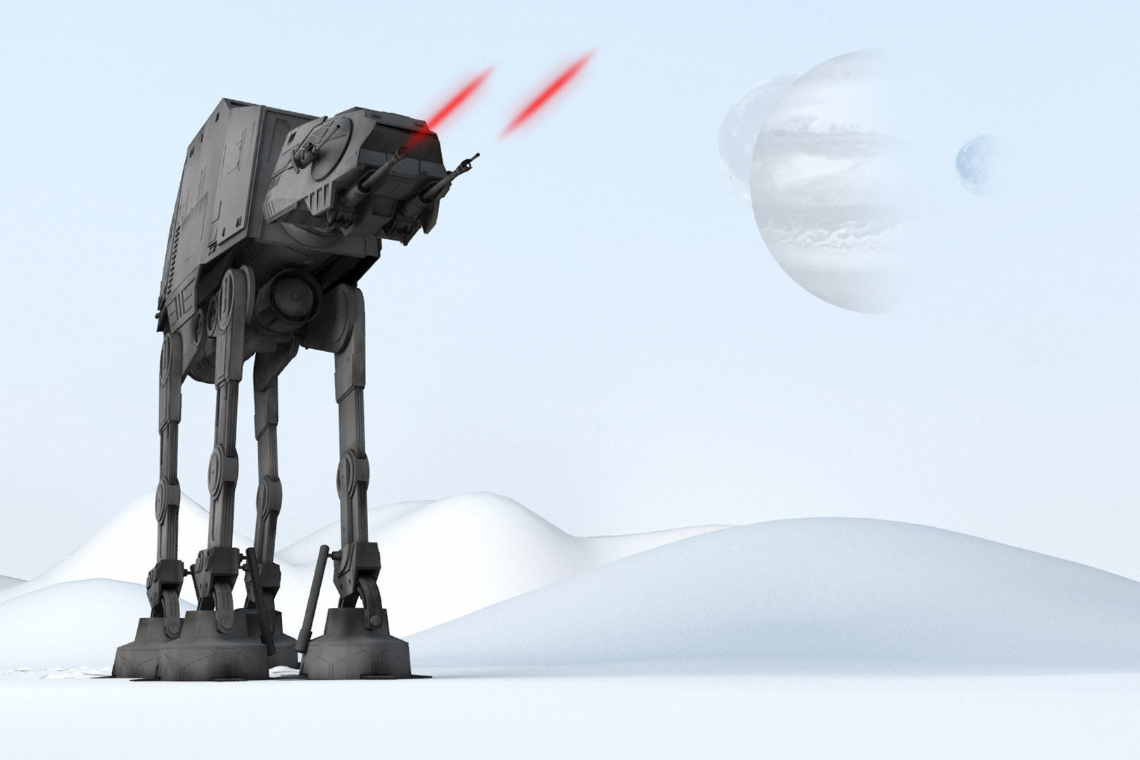 Star Wars Imperial AT-AT Walker Free 3D model_13