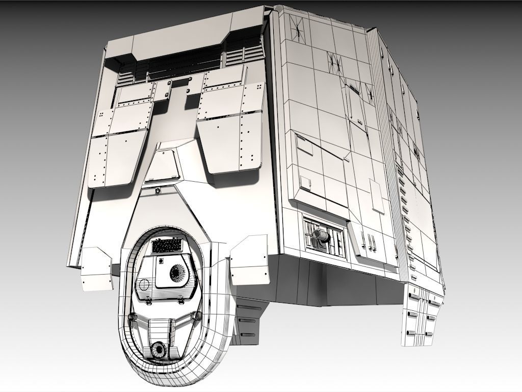 Star Wars Imperial AT-AT Walker Free 3D model_20