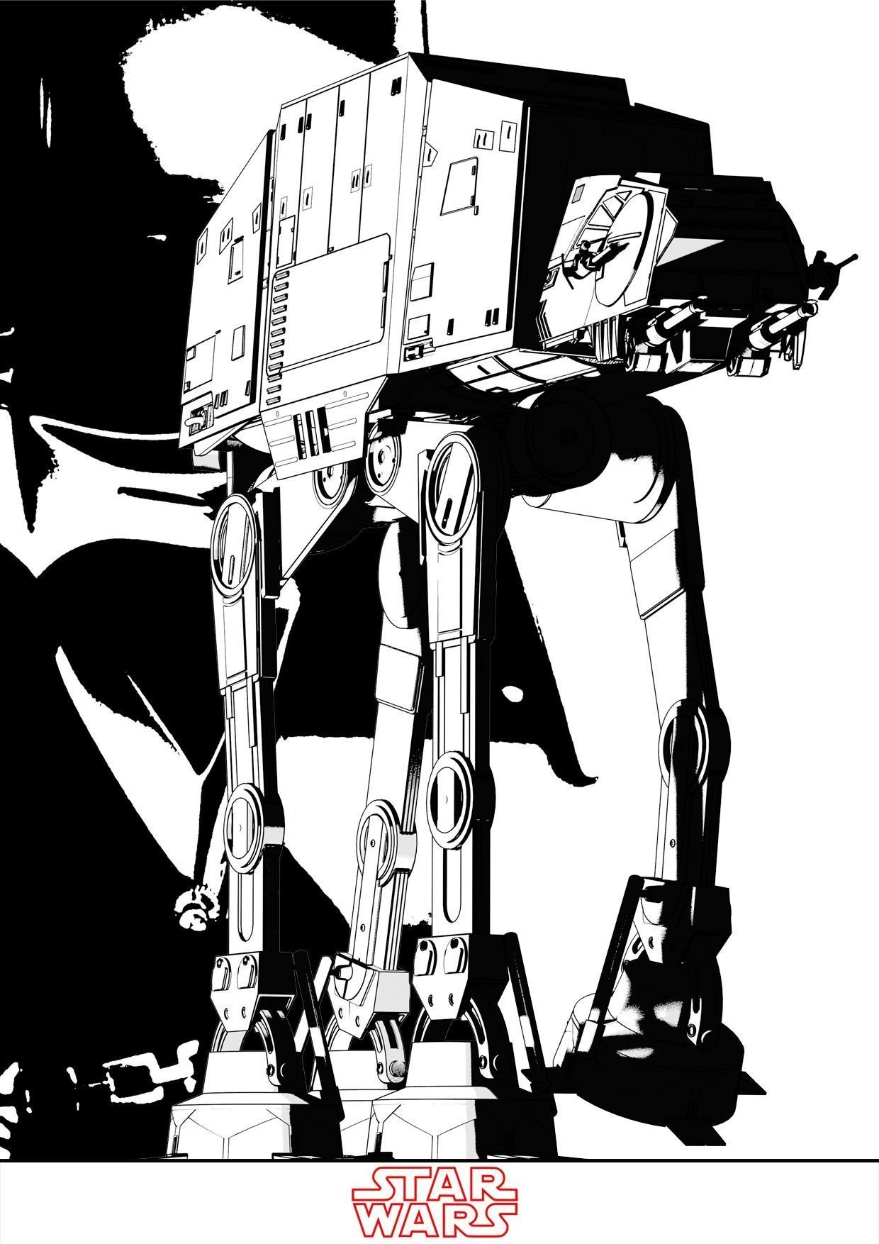 Star Wars Imperial AT-AT Walker Free 3D model_21