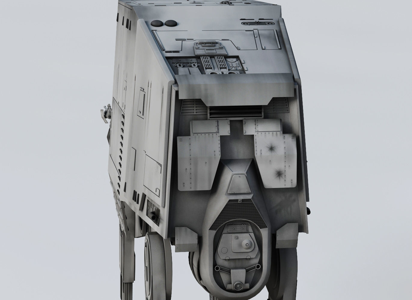 Star Wars Imperial AT-AT Walker Free 3D model_7