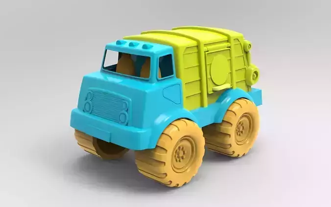 Cement Mixer Truck 3D model