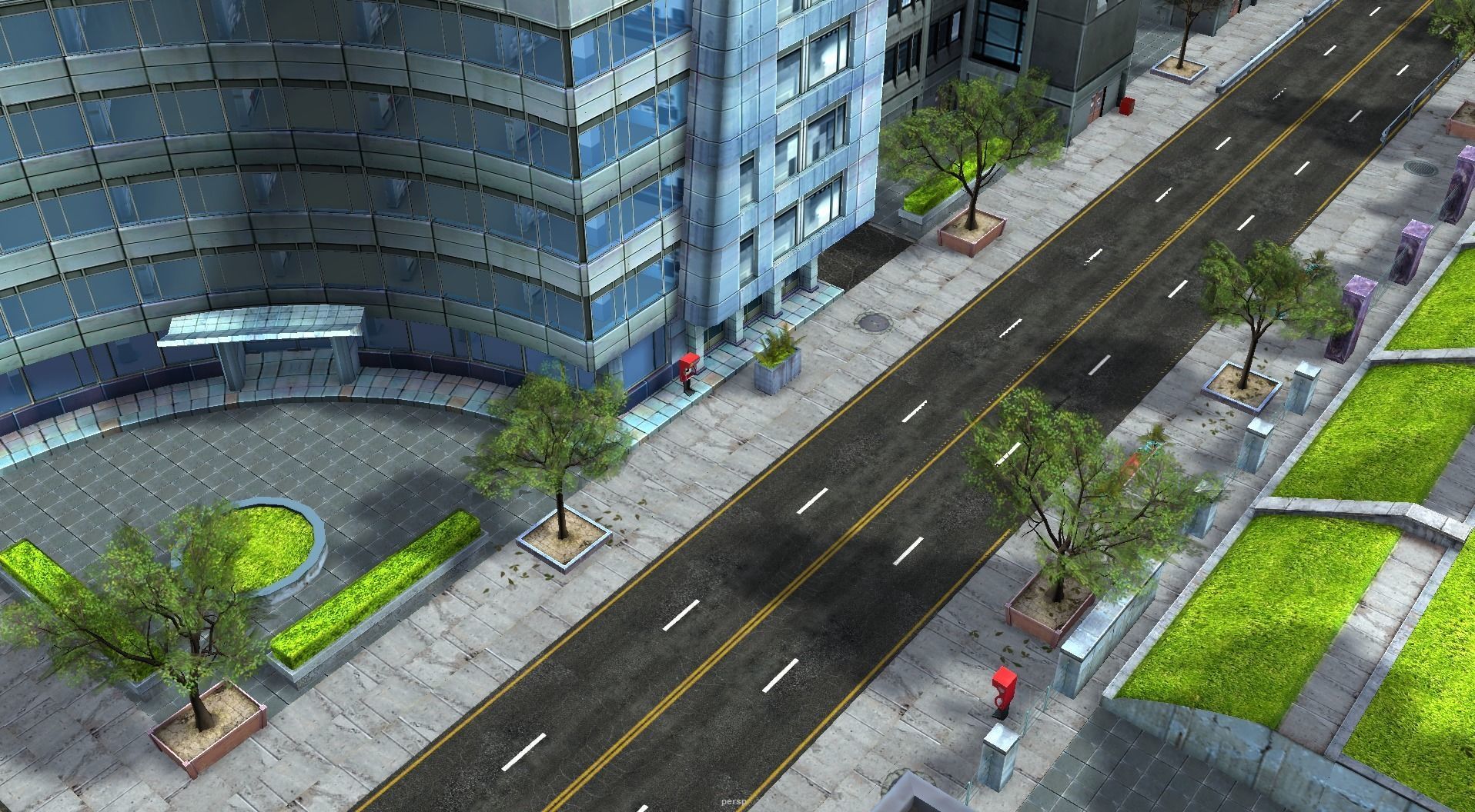 City Buildings and Props Pack - low poly Low-poly 3D model_22