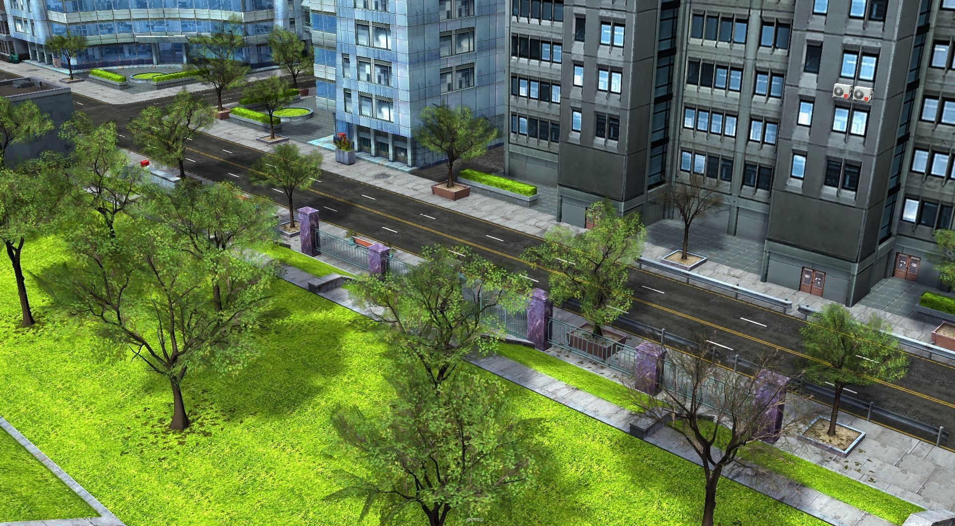 City Buildings and Props Pack - low poly Low-poly 3D model_7