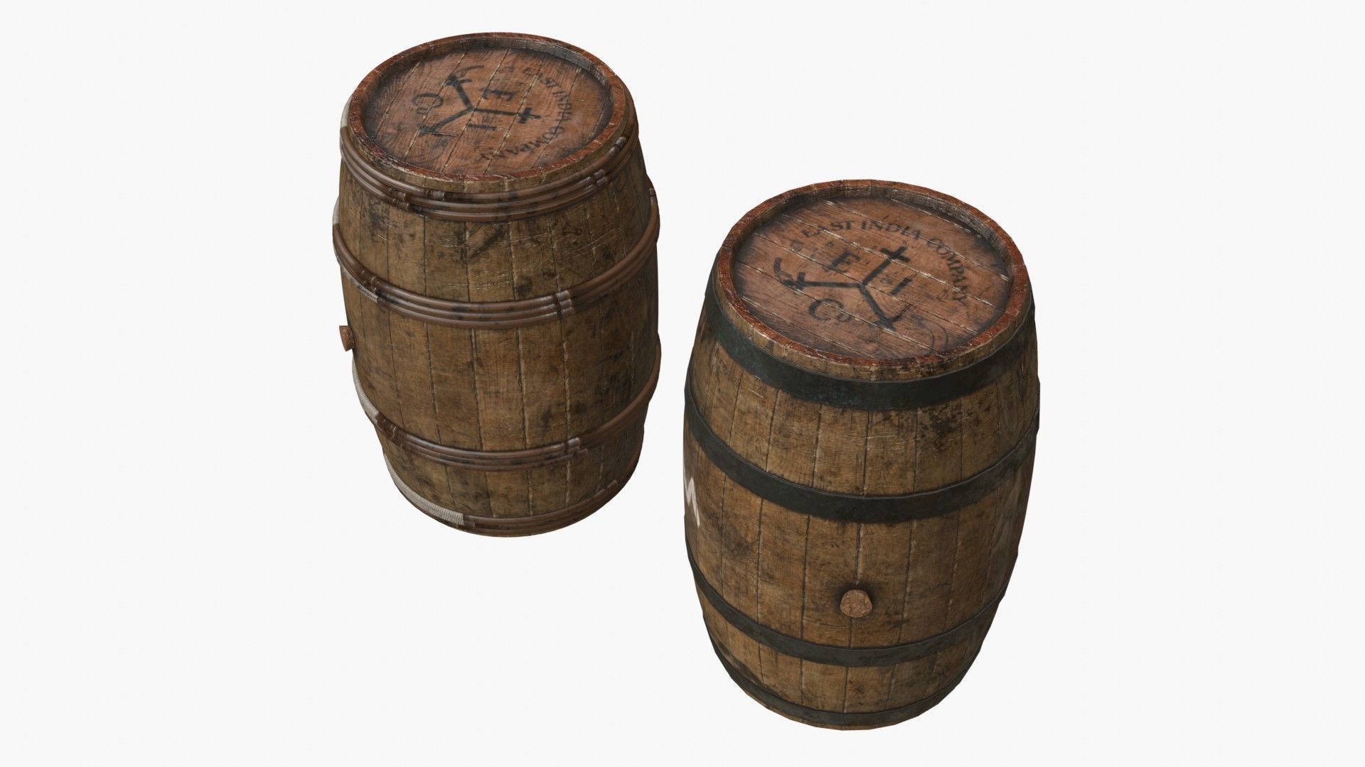 Wooden Barrel Assets Collection _3