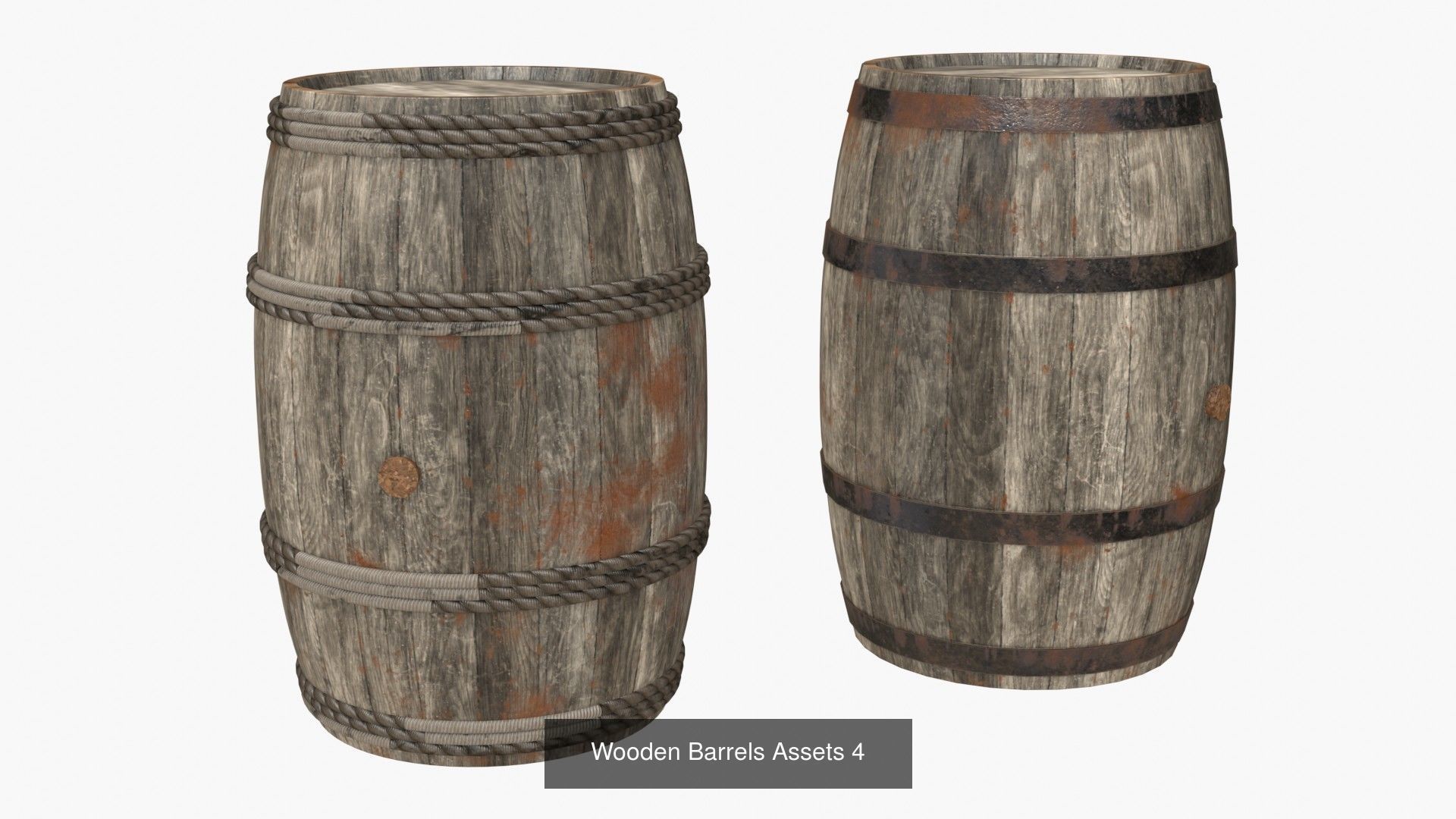 Wooden Barrel Assets Collection _10