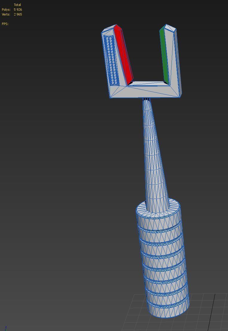 Star Trek Original Series TOS Hydro Coil Integrator Scotty 3D model_9