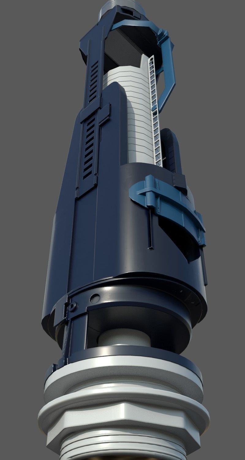 Flusher toilet 3D model_6