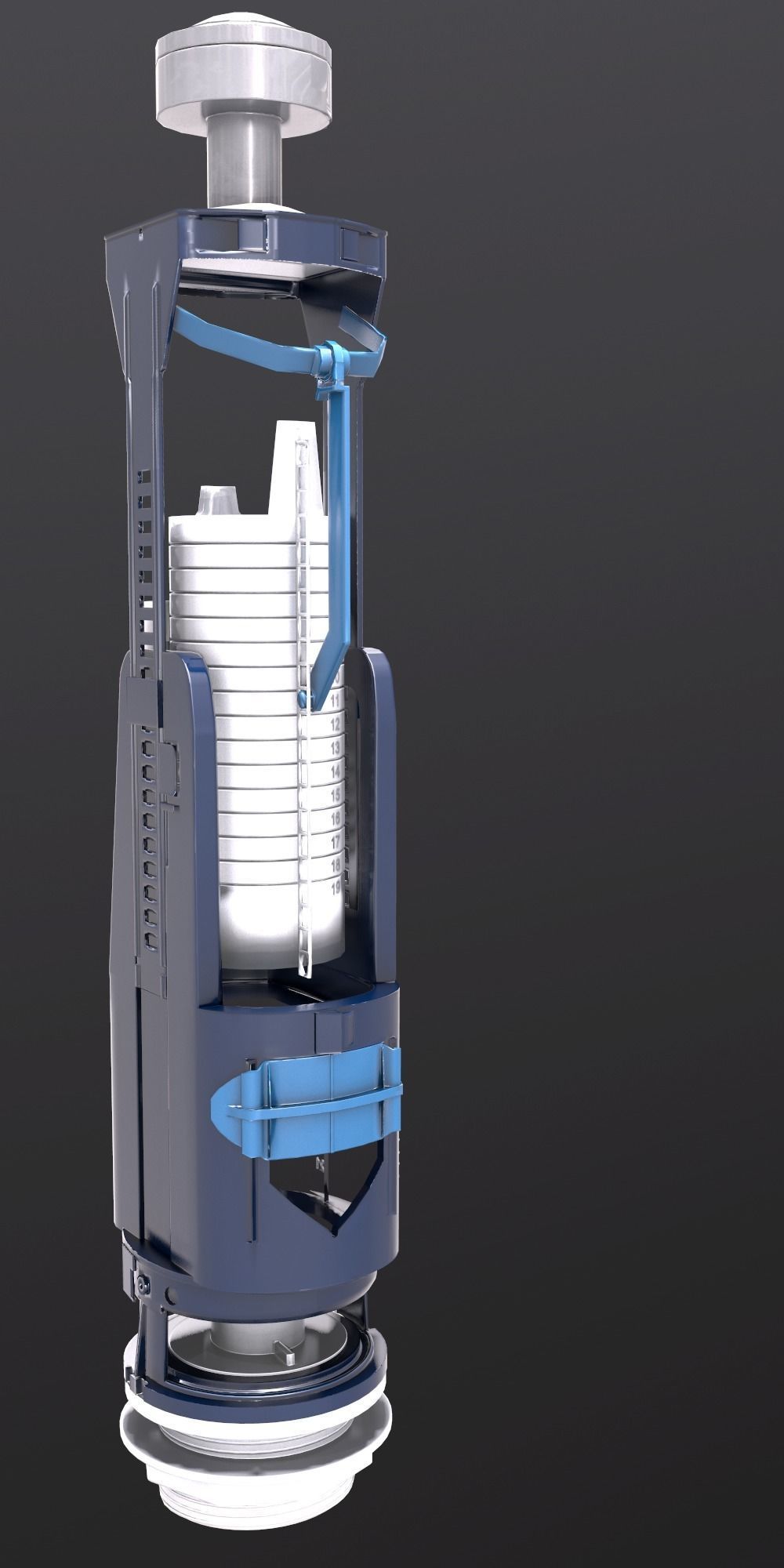 Flusher toilet 3D model_14