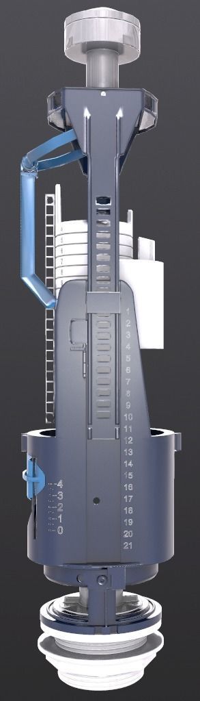 Flusher toilet 3D model_9