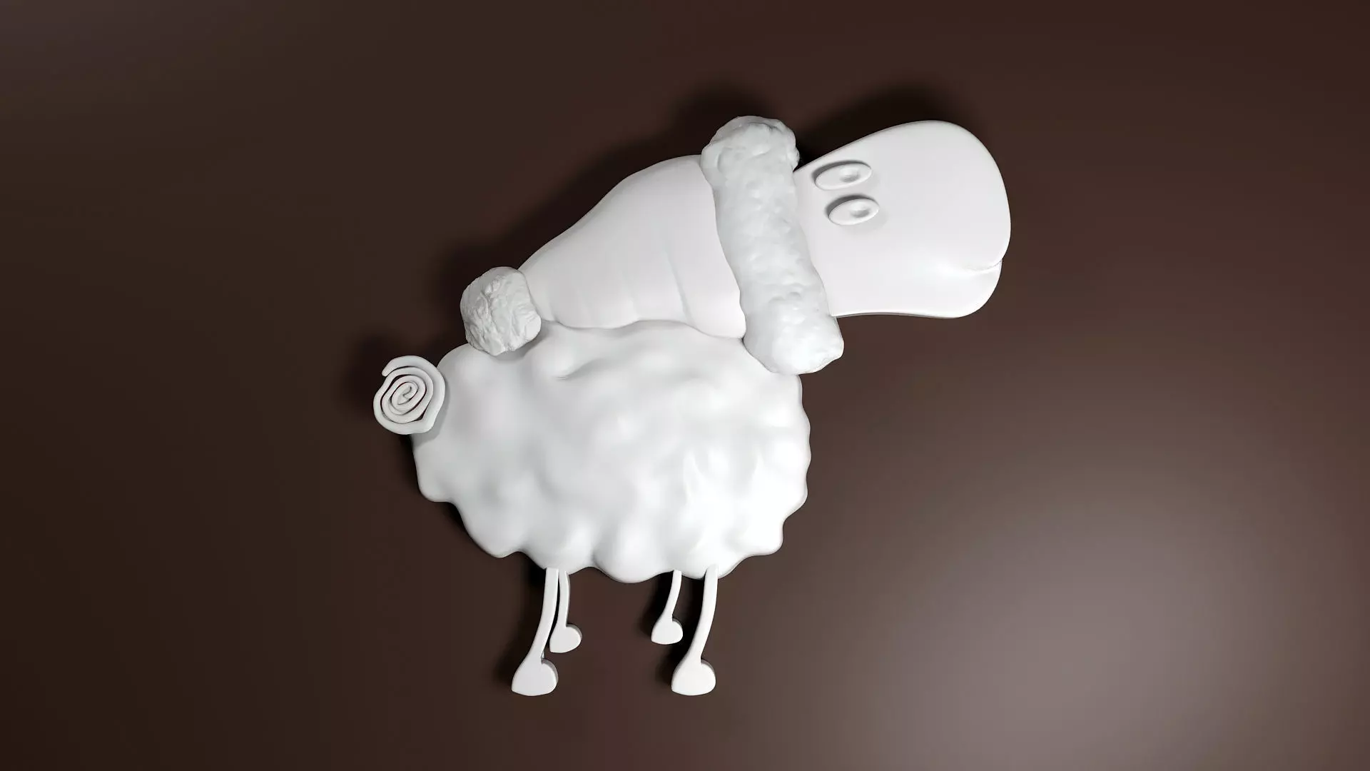 Christmas Sheep Stl 3D print model_0