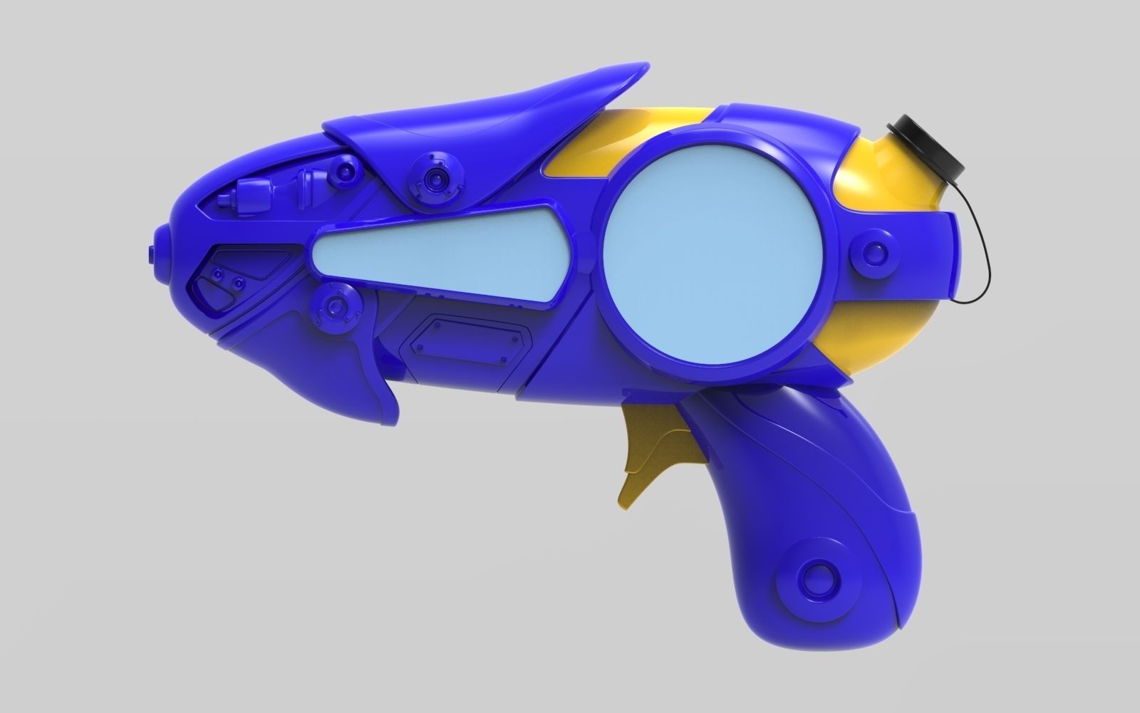 water gun 3D model_7