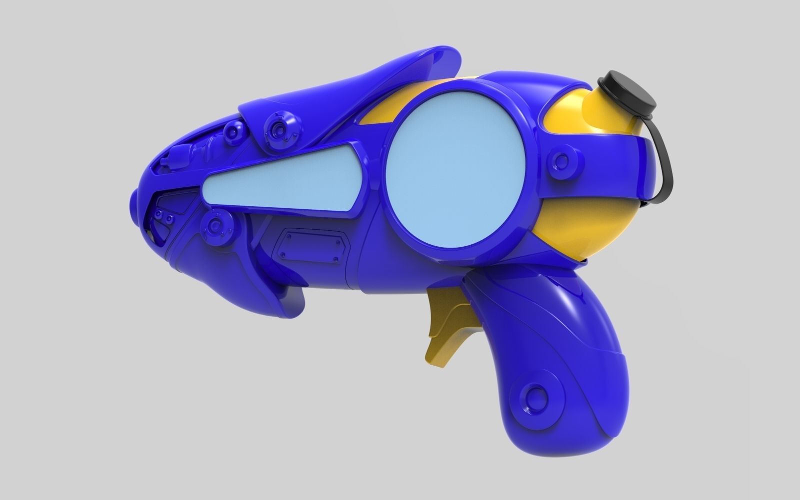 water gun 3D model_2