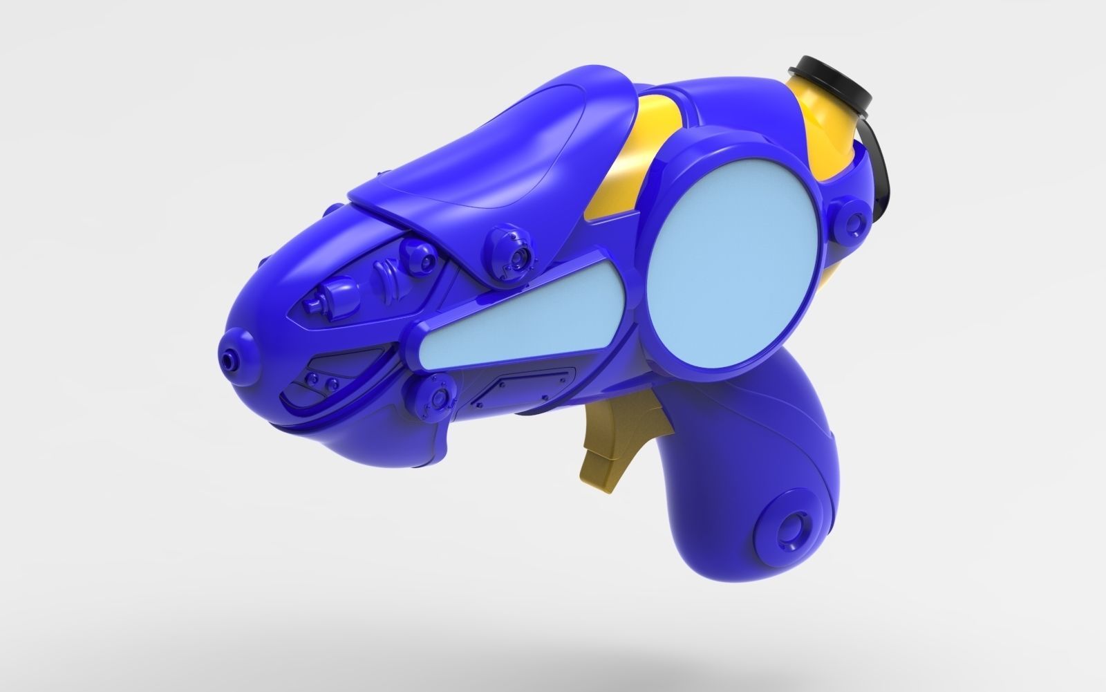 water gun 3D model_1