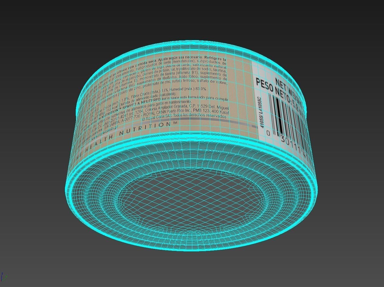 Cat Food 3D model_17