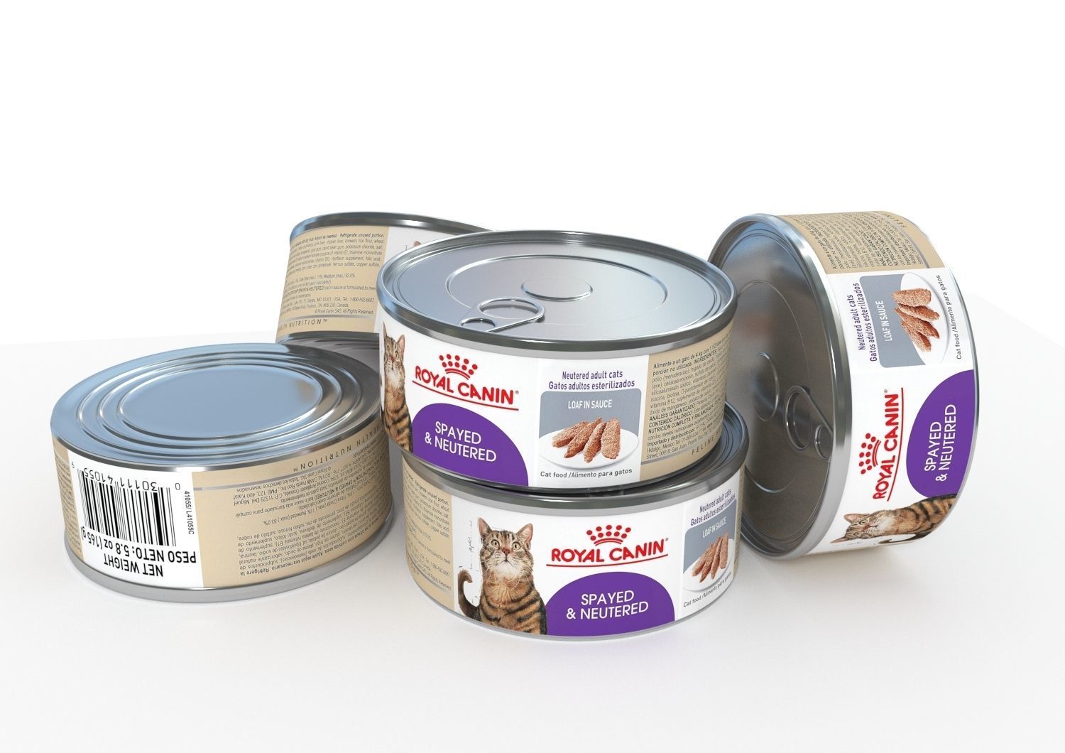 Cat Food 3D model_1