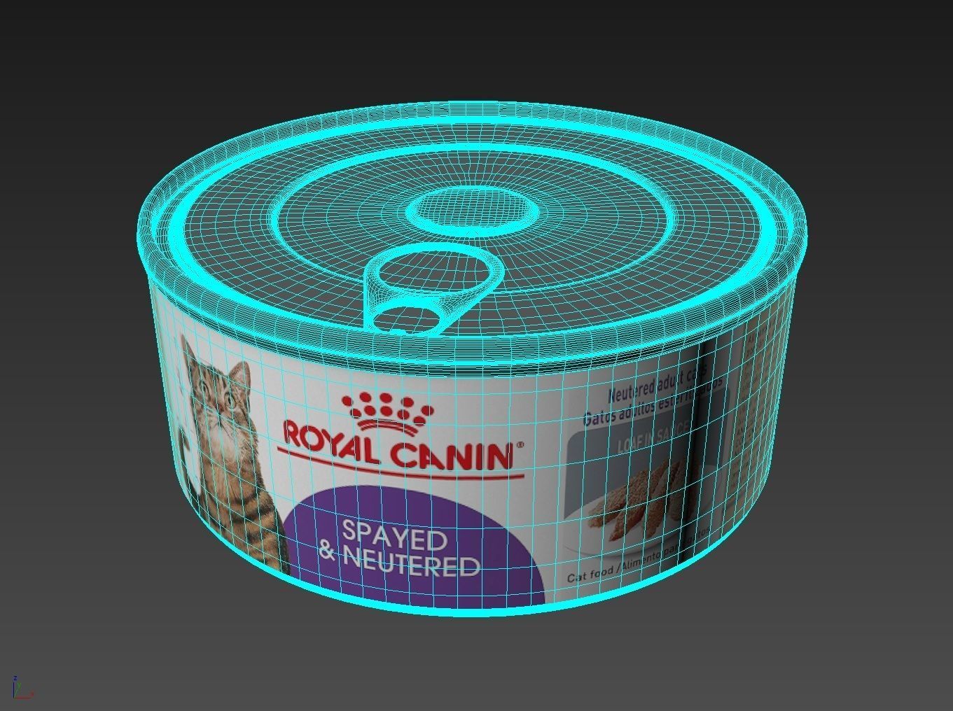 Cat Food 3D model_16