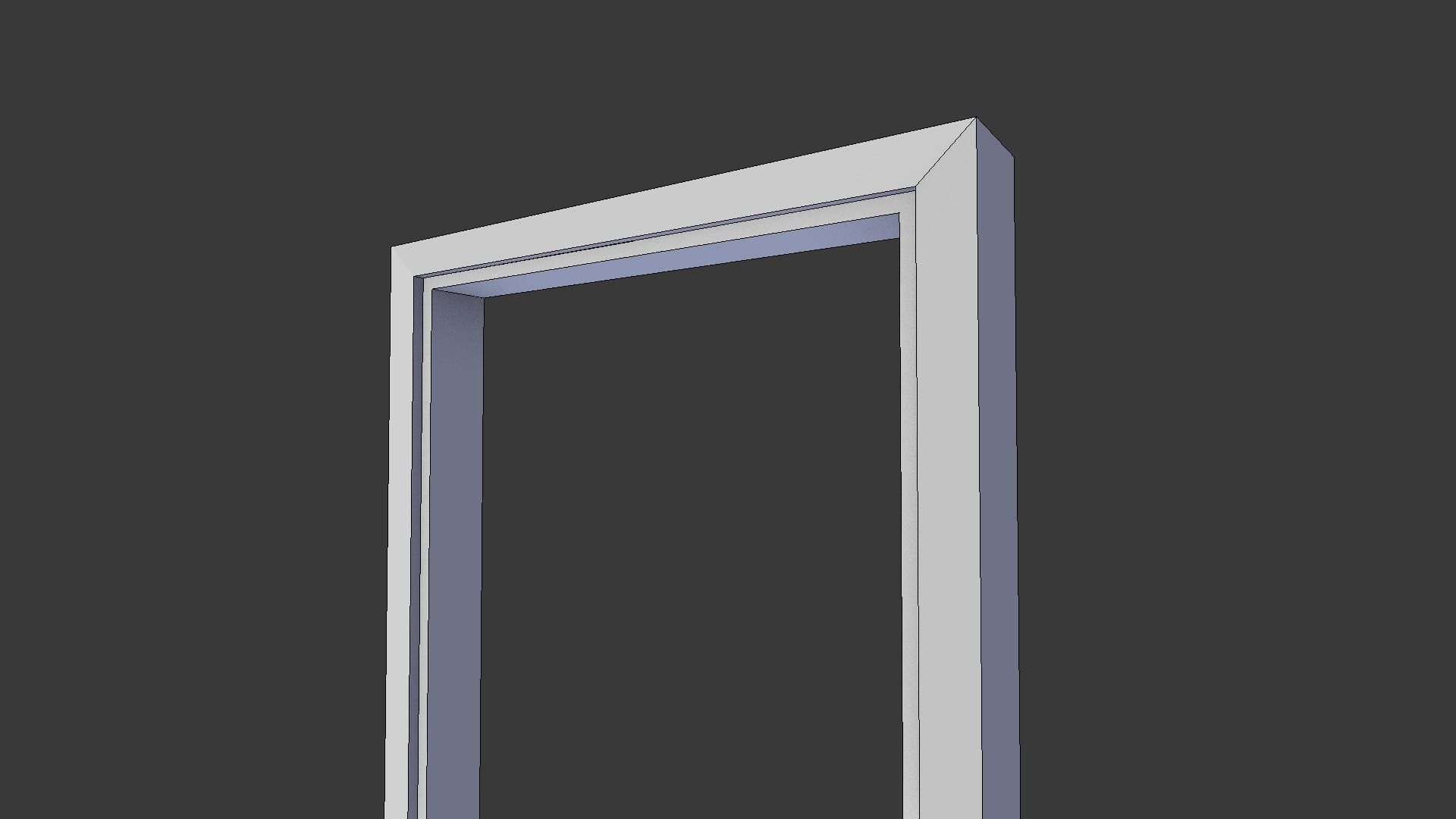 Cartoon Prop Essentials - Metal Door Low-poly 3D model_8
