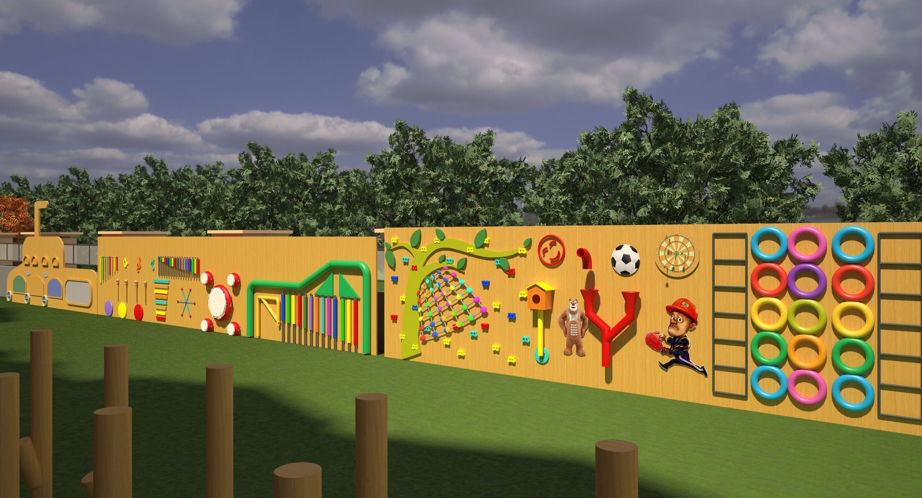 Kindergarten Design Case 3D model_17