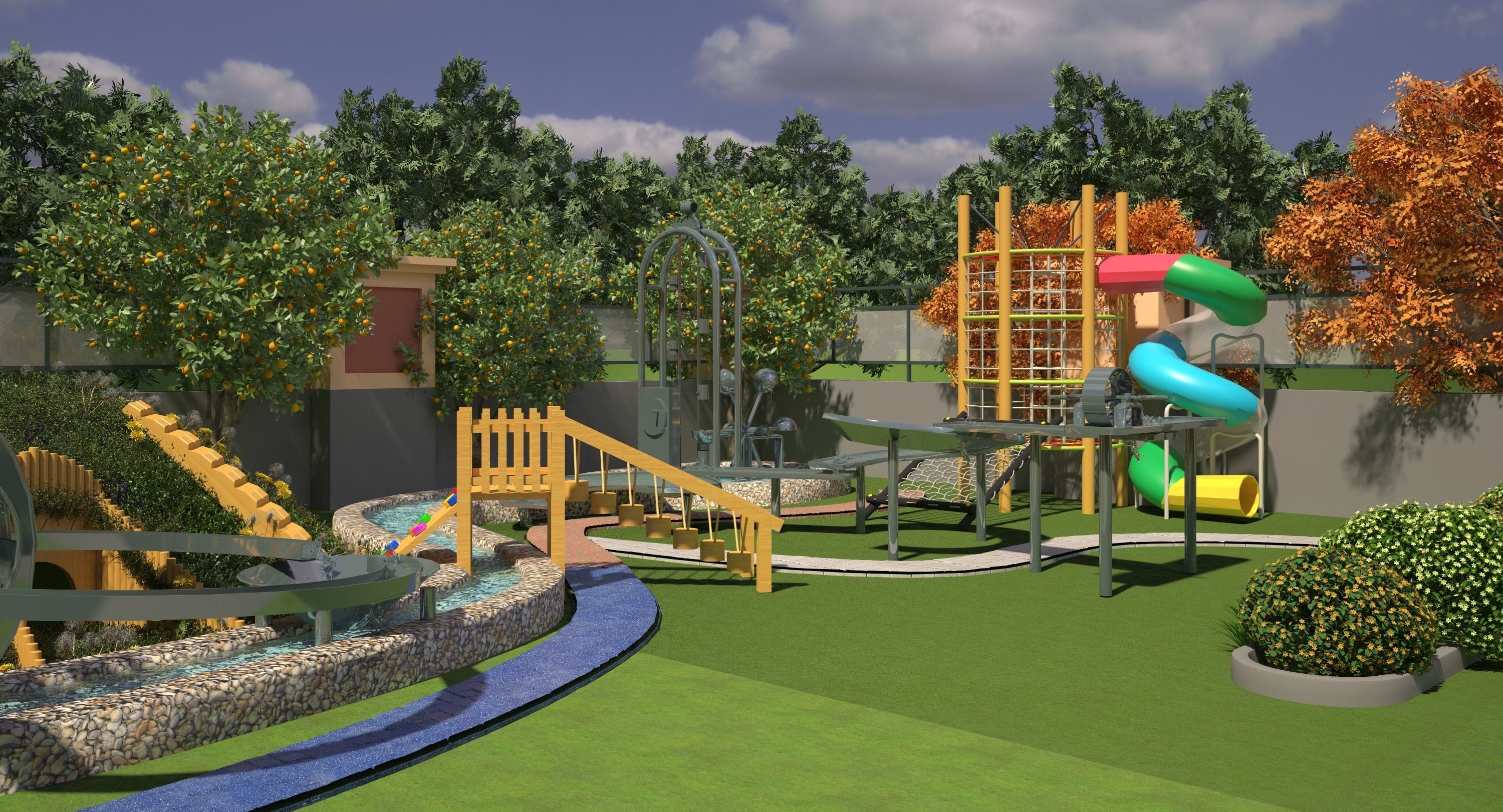 Kindergarten Design Case 3D model_16