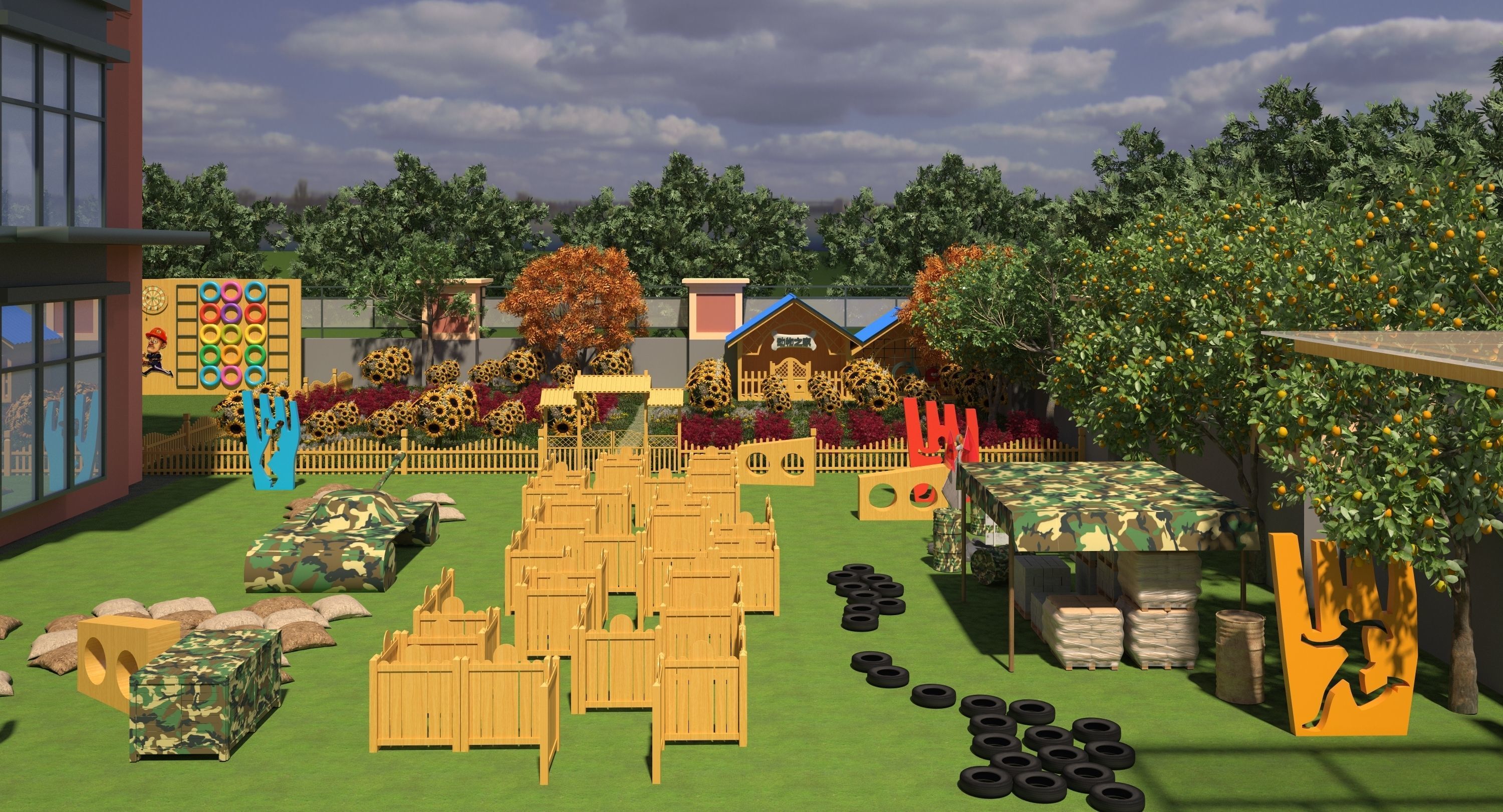 Kindergarten Design Case 3D model_3