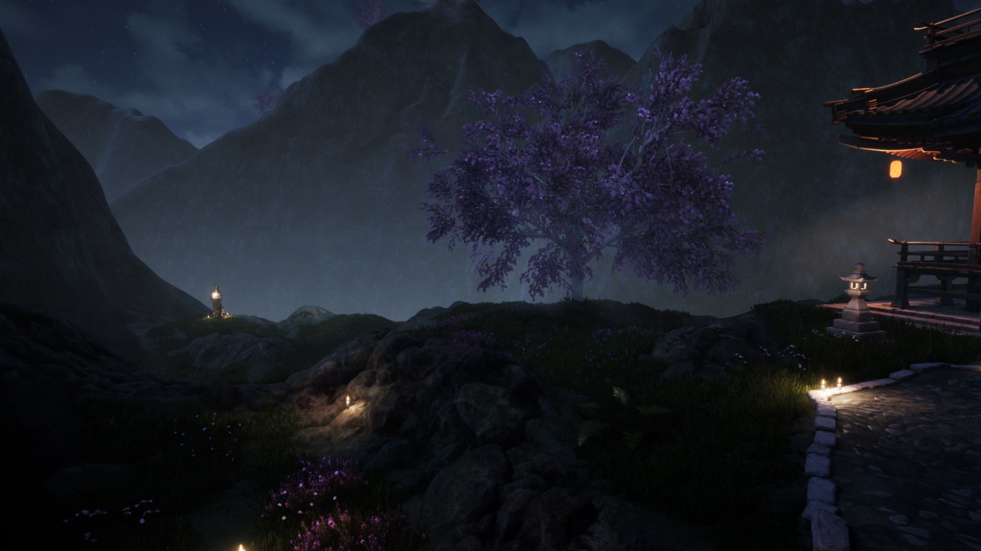 Hidden Shrine UE4 environment Low-poly 3D model_2