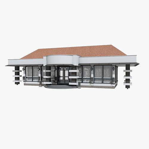 Trade Pavilion Shop 3D model
