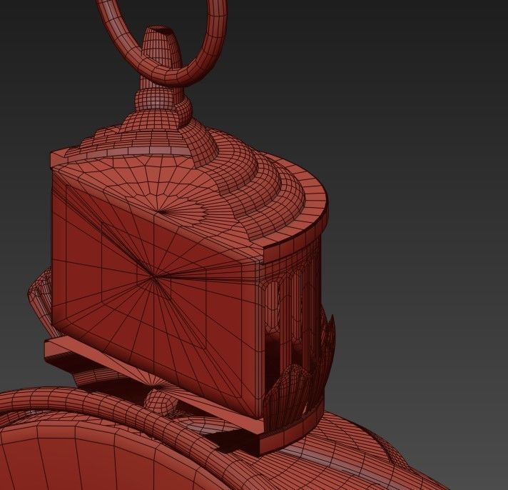 Wall Lamp Residential 3D model_3