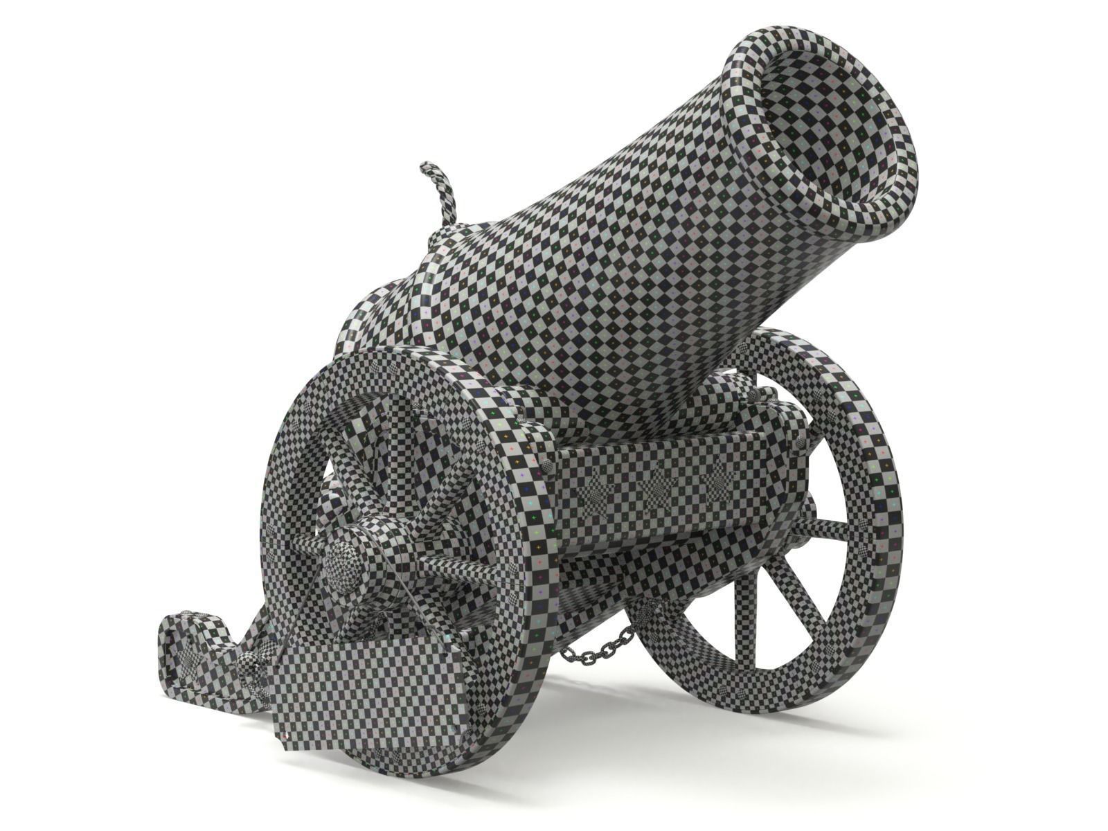Circus Cannon 3D model_15