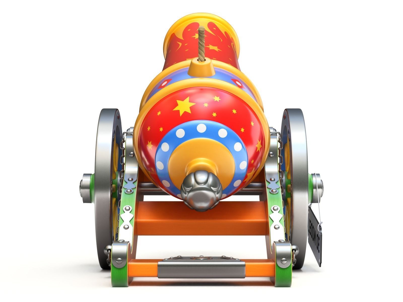 Circus Cannon 3D model_10