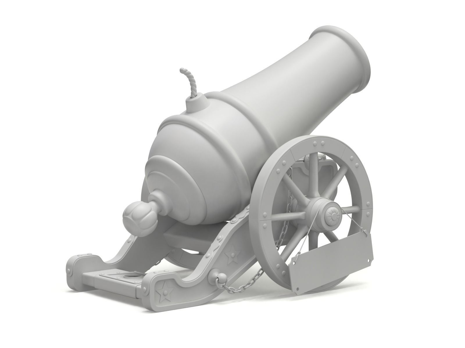 Circus Cannon 3D model_14