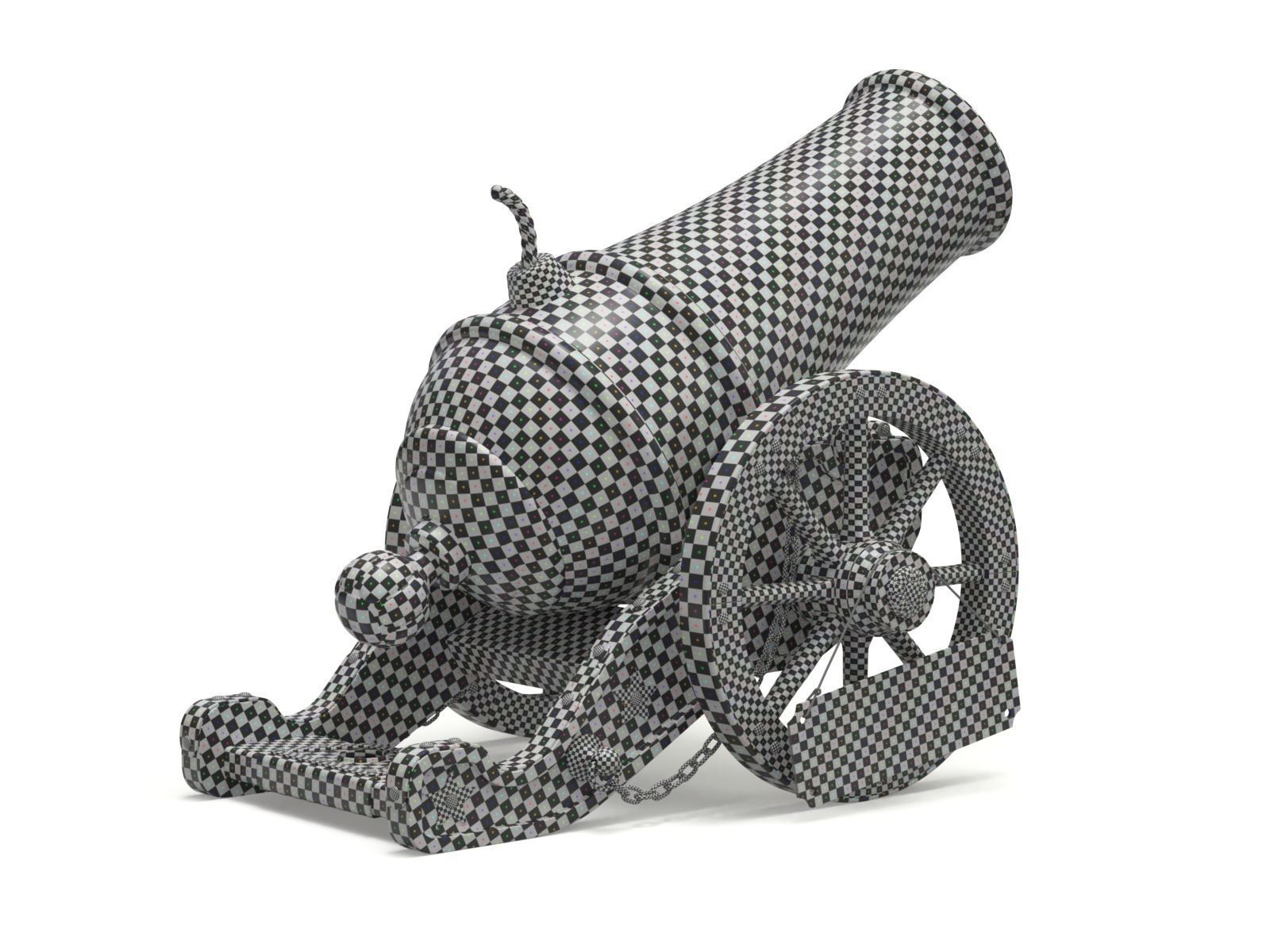 Circus Cannon 3D model_13