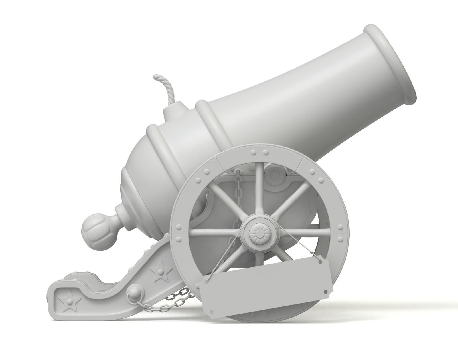 Circus Cannon 3D model_21