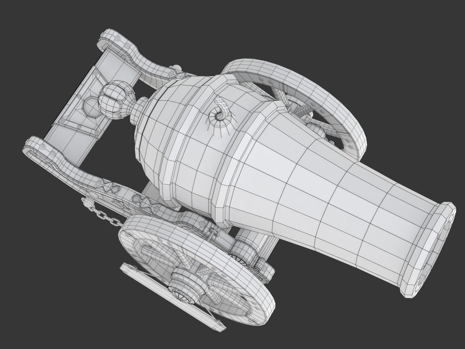 Circus Cannon 3D model_28