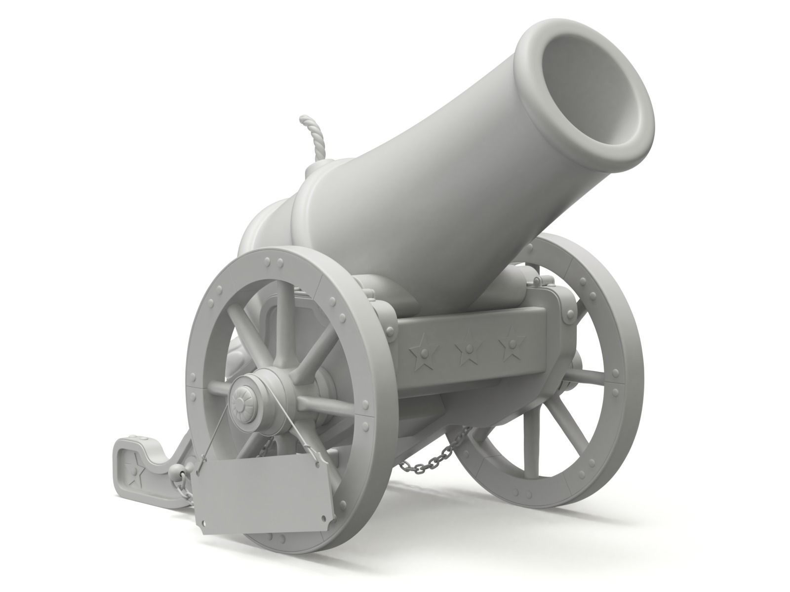 Circus Cannon 3D model_16
