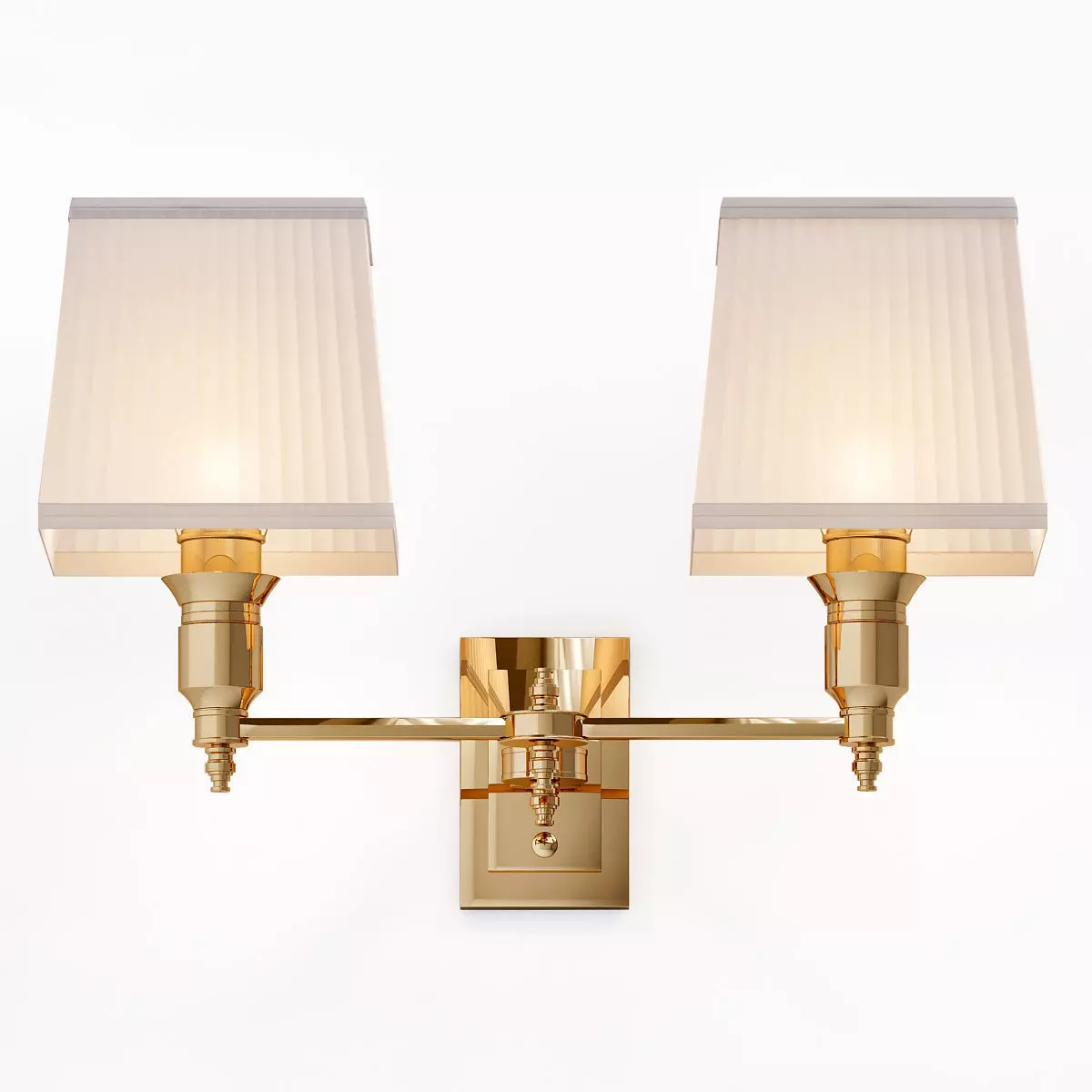 Wall Lamp Lexington Double 3D model_0