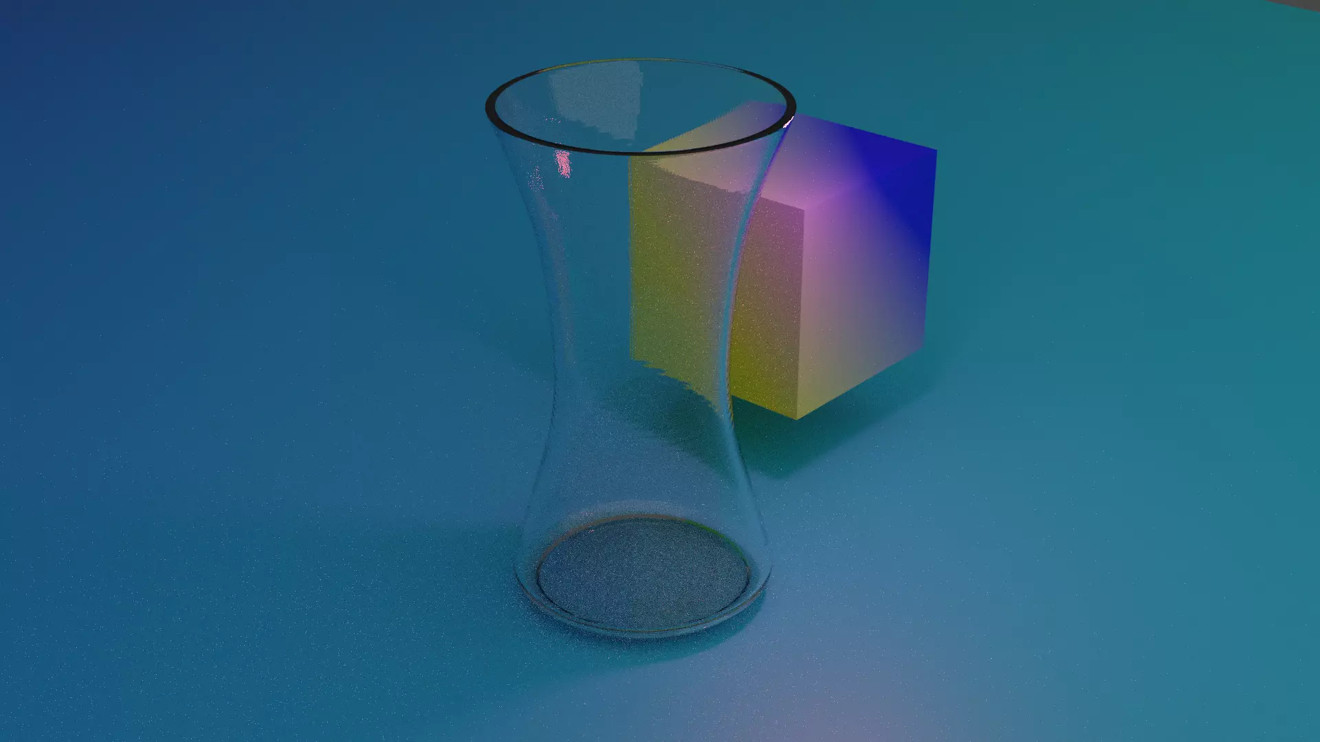 Tubular Glass Vase Free 3D model