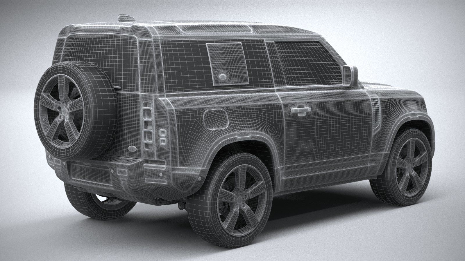 Land Rover Defender 90 2020 3D model_27