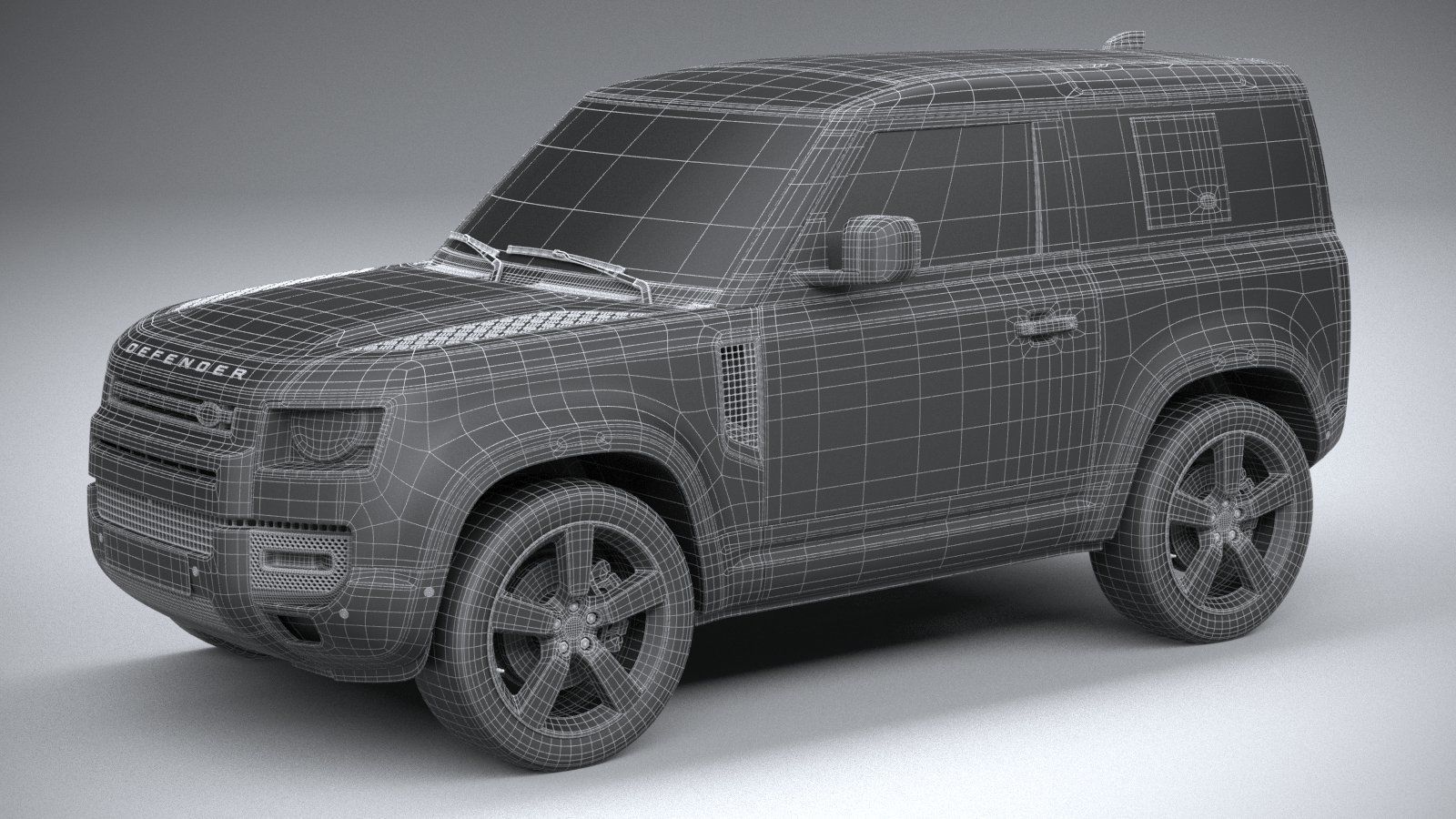 Land Rover Defender 90 2020 3D model_28