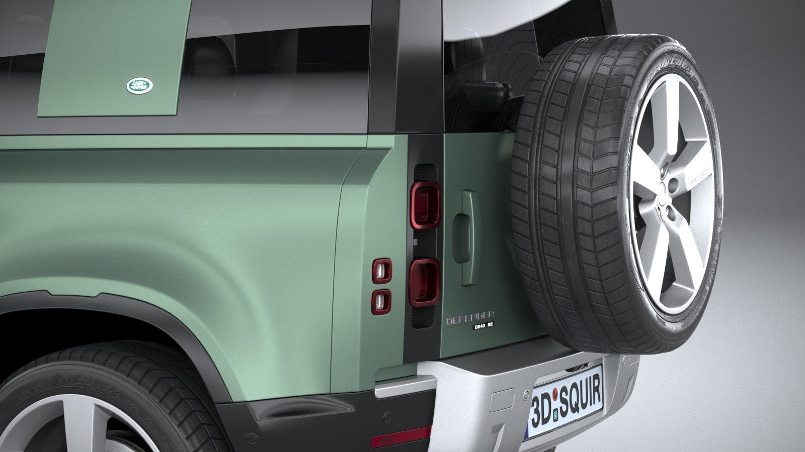 Land Rover Defender 90 2020 3D model_5