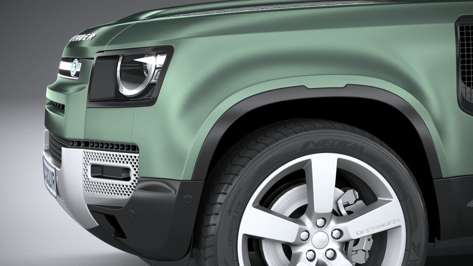 Land Rover Defender 90 2020 3D model_1