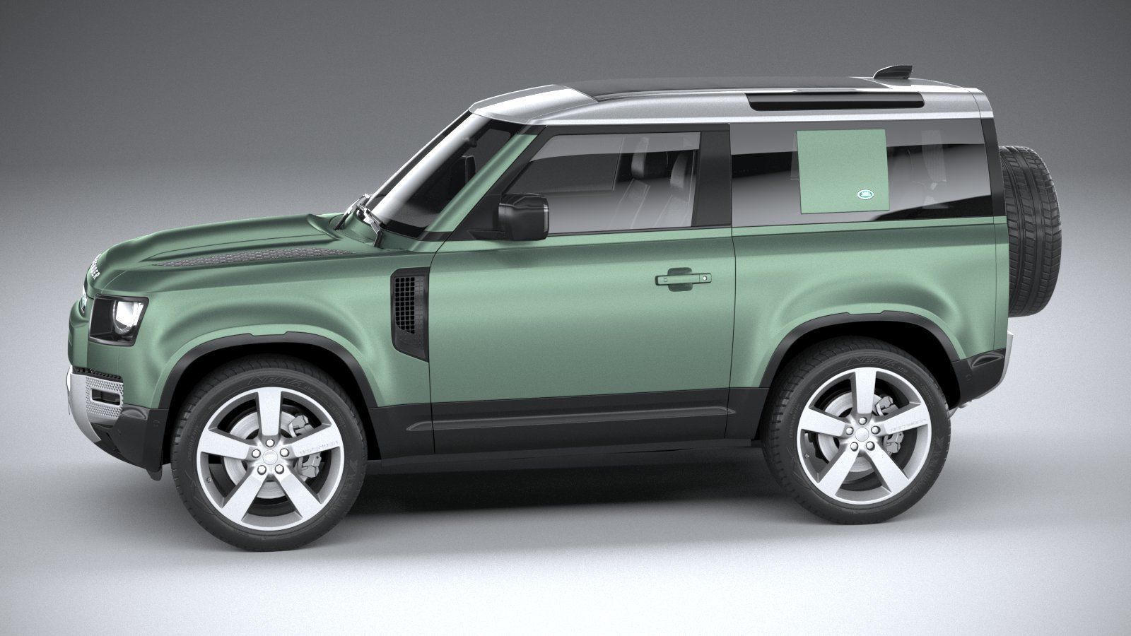 Land Rover Defender 90 2020 3D model_16