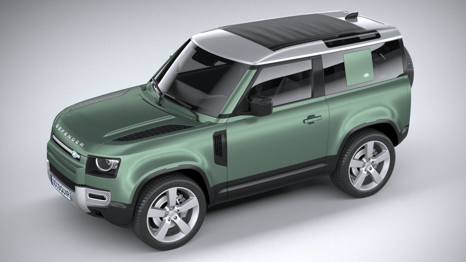 Land Rover Defender 90 2020 3D model_9