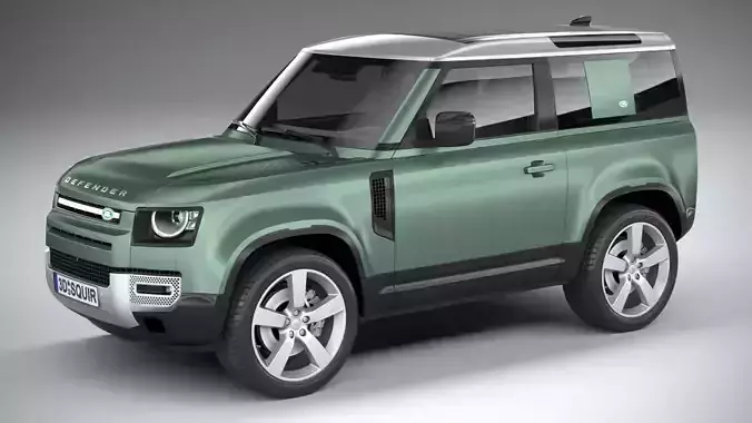 Land Rover Defender 90 2020 3D model
