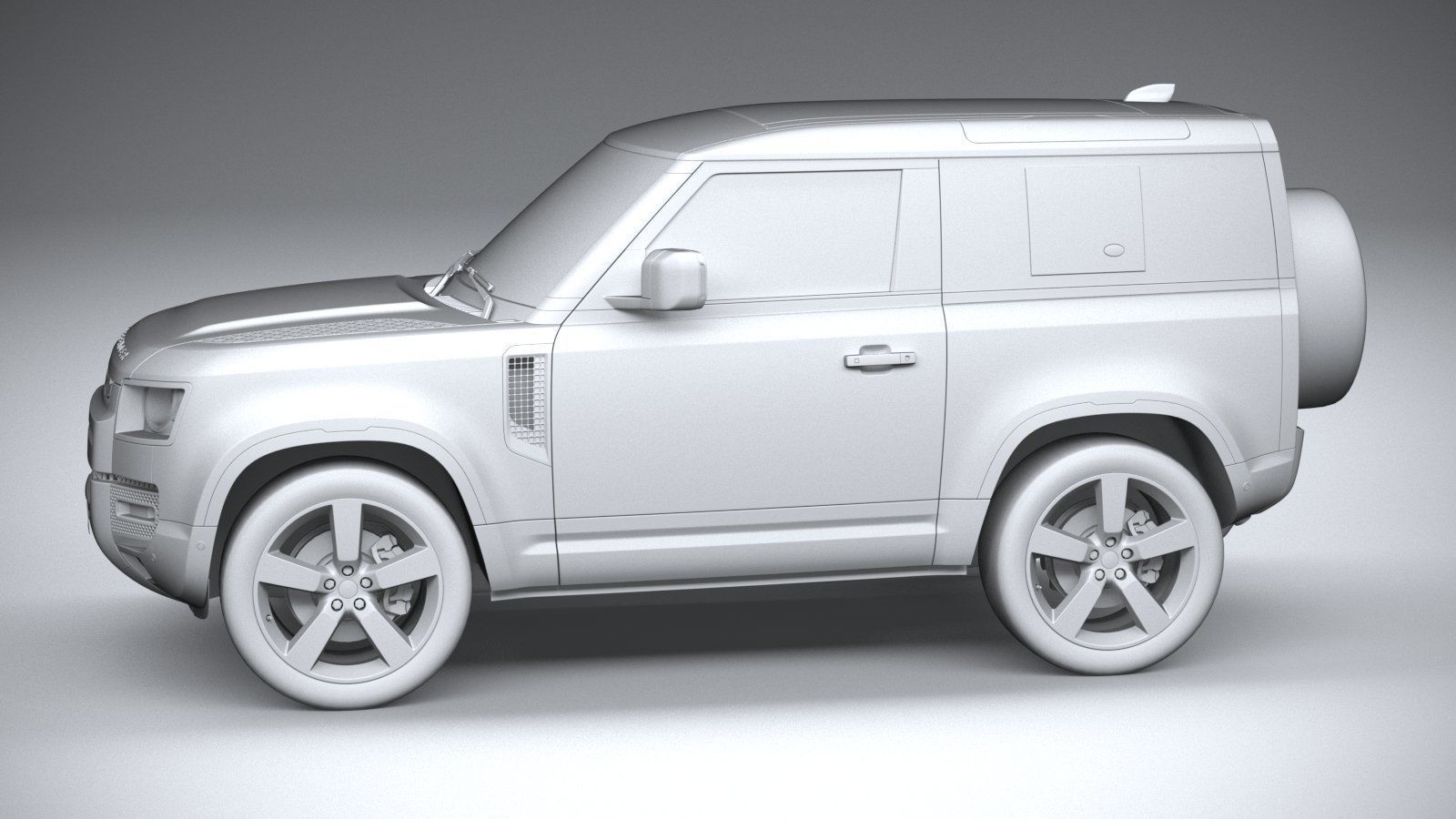 Land Rover Defender 90 2020 3D model_19