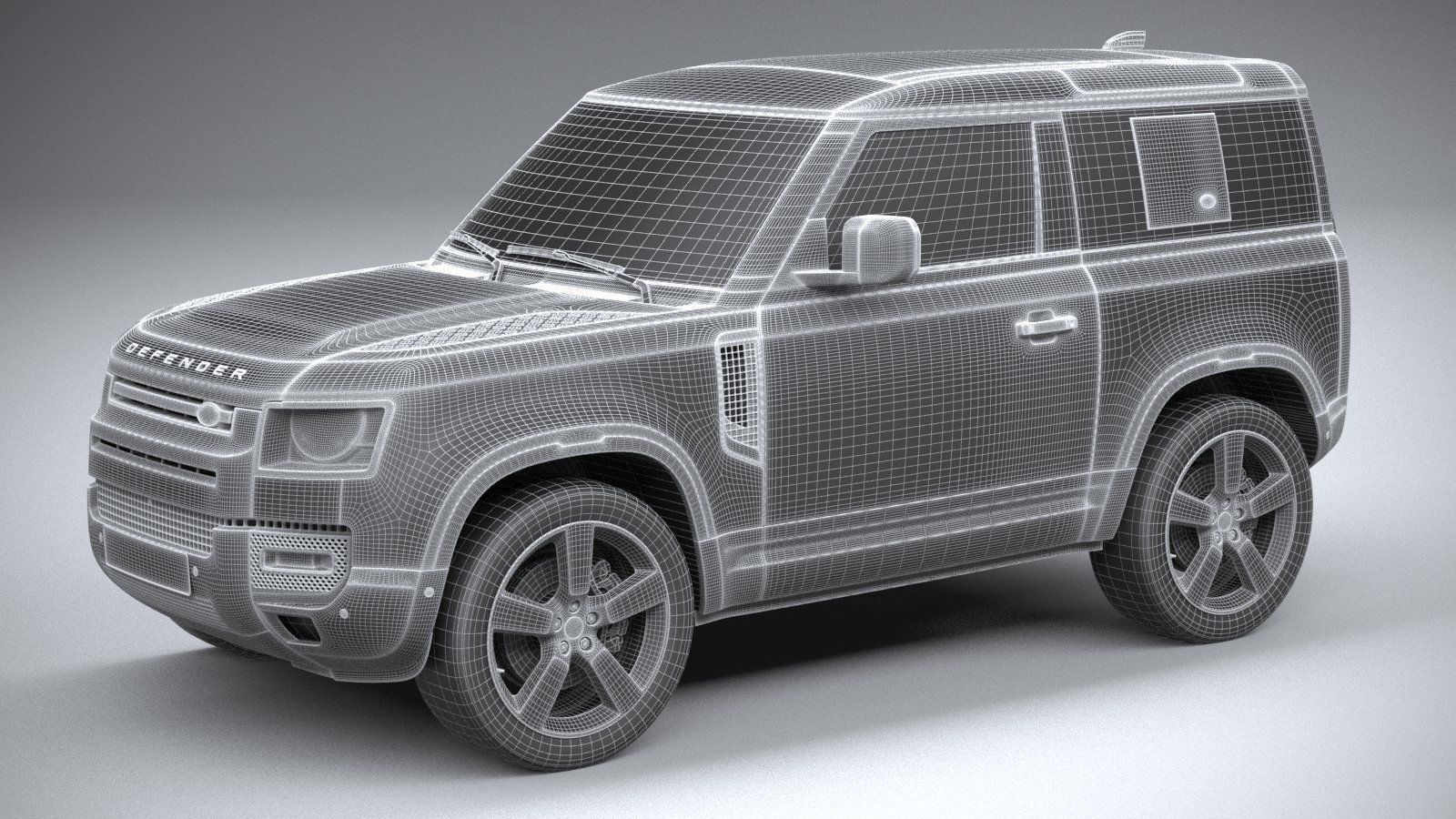Land Rover Defender 90 2020 3D model_26