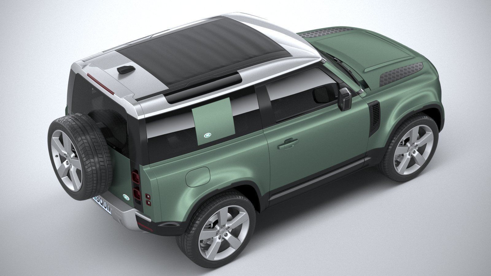Land Rover Defender 90 2020 3D model_12